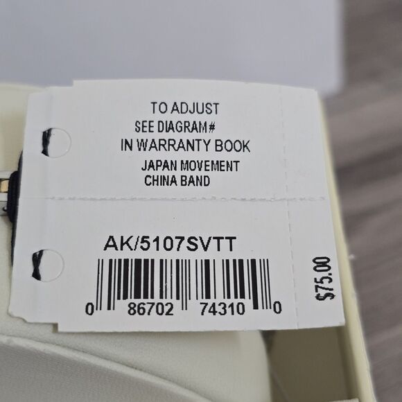 Anne Klein Two Tone Dial Watch Petite Hexagonal Alloy Metal Bracelet New in Box main image 7